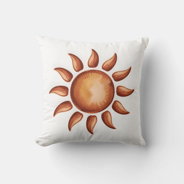 Boho-estetisk regnbågsfest kudde (Framsida)