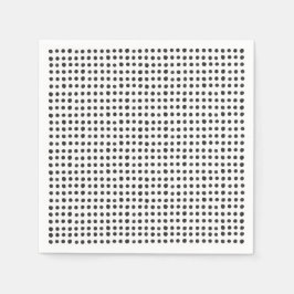 Boho Ethnic Papper Napkins - Black & White Pappersservett