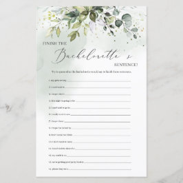 Boho Eucalyptus Avslutar Bachelorettes mening