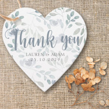 Boho Eucalyptus Chic Dusty Blue Mönster Bröllop