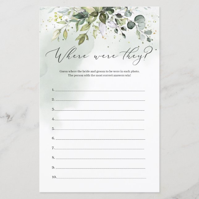 Boho Eucalyptus foliage where they match (Framsida)