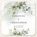 Boho eucalyptus greenery folieutandning guld underlägg papper kvadrat<br><div class="desc">Jag förstår vikten av att personligen ta upp bröllop, skapar alla speciella detaljer. Den Pappra Underlägg Boho eucalyptus grenery foliage wandage Round i guld är ett charmerande och elegant som komplement till alla bröllop-dekorationer och tillför en liten del naturinspirerad skönhet till firande. Med sin invecklade utformning och sina gyllene accenter...</div>