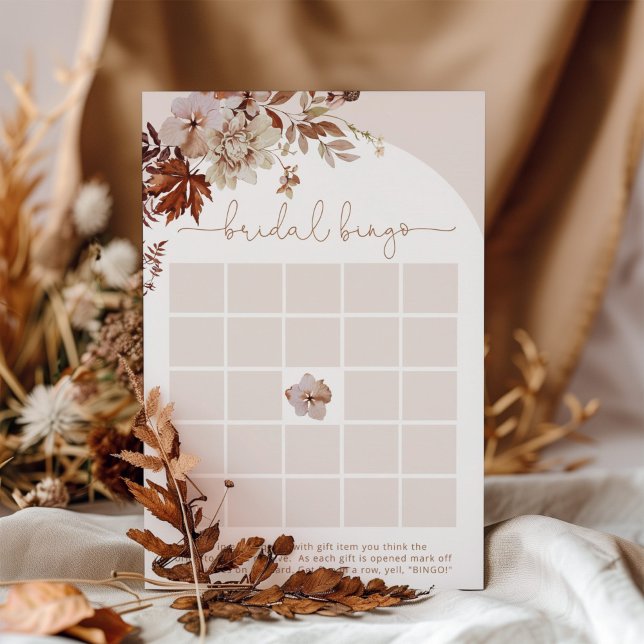 Boho fall Arch möhippa bingo-spel (Skapare uppladdad)