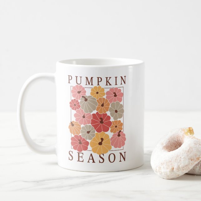 Boho Fall Autumn-citat Kaffemugg (Med munk)