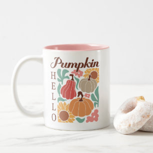Boho Fall Autumn-citat Två-Tonad Mugg