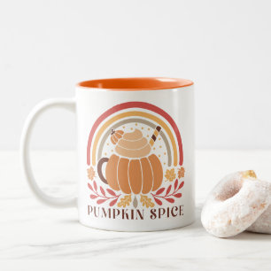 Boho Fall Autumn-citat Två-Tonad Mugg