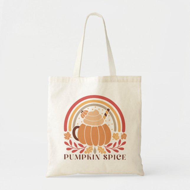 Boho Fall Autumn-citat Tygkasse (Framsidan)