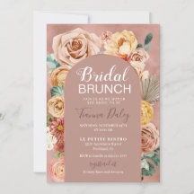 Boho Fall Blommigt Möhippa Brunch