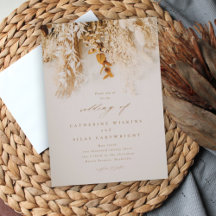 Boho Fall Flowers Bröllop