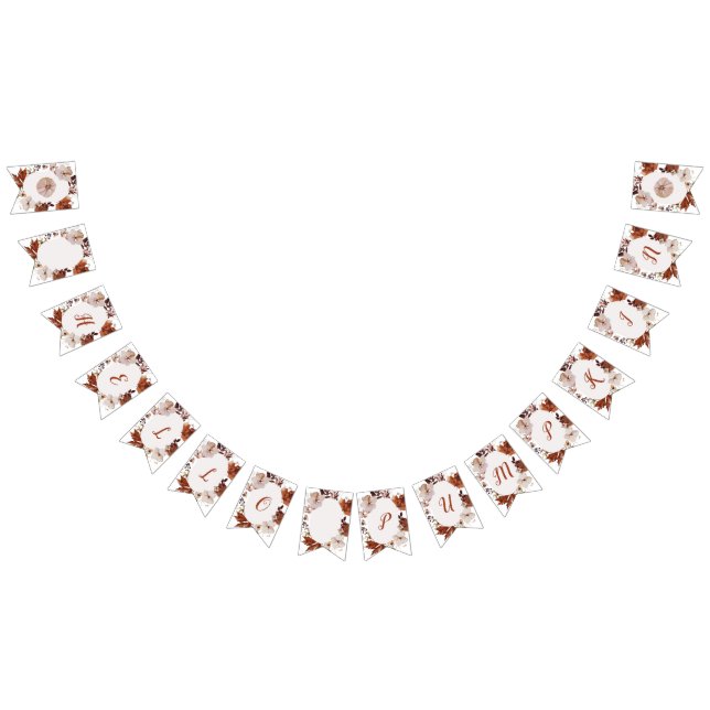 Boho fall Hej pumpor Vimplar (Alla)