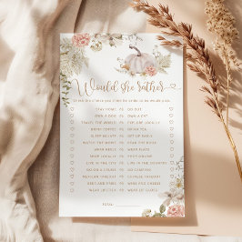 Boho fall, hellre möhippa-spel