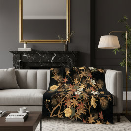 Boho Fall Japanska Fleecefilt