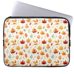 Boho Fall Lämna Mönster Hösten Beauty med Stil Laptop Fodral