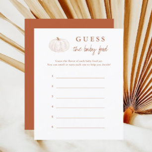 Boho Fall Pumpkin Baby Shower antar Baby mat