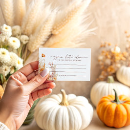 Boho Fall Pumpkin Date Night Ideas Tilläggskort
