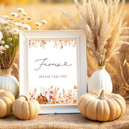 Boho Fall Pumpkin-favoriter, ta en Poster
