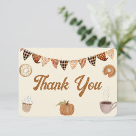 Boho Fall Pumpkin Thanksgiving Party Tack Kort