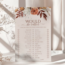 Boho Fall skulle hon hellre Möhippa Game