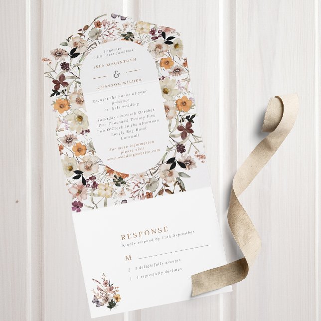 Boho Fall WildblommBröllop (Skapare uppladdad)