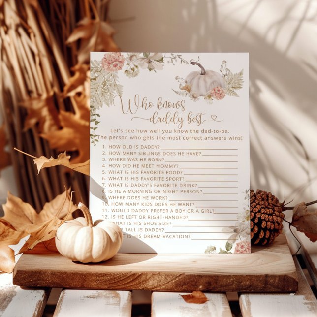 Boho faller pumpa som känner pappa bäst (Skapare uppladdad)