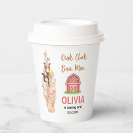 Boho Farm Animal 1st Birthday |Cute Rustic Barnyad