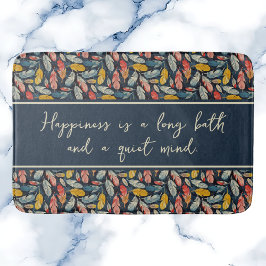 Boho Feasted Quiet Mind Badrumsmatta