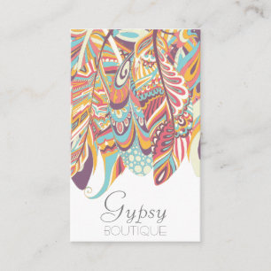 Boho Feather Boutique Visitkort