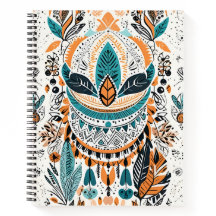 Boho Feathers Bok Cover Design - Snyggt & artist