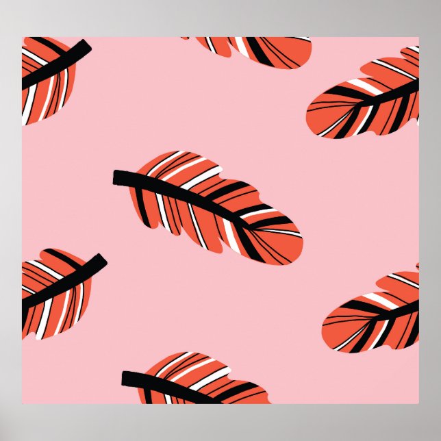 Boho Feathers: Vintage Repeat. Poster (Framsidan)