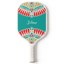 Boho Fiesta Medalion Anpassningsbar Pickleball Pad