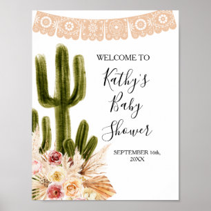 Boho Fiesta Taco 'bout Love Välkomstskylt Poster