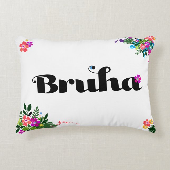 Boho filippinsk 'Bruha' accentkudde Prydnadskudde (Framsidan)