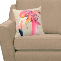 Boho Fiona Flamingo Dekorativ kudde