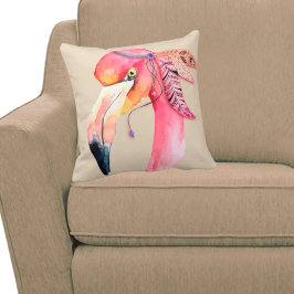Boho Fiona Flamingo Dekorativ kudde