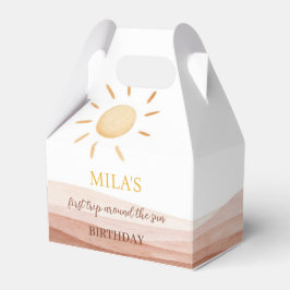 Boho First Resa runt Sol Favoritbox-födelsedag Presentaskar