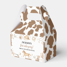 Boho First Rodeo Birthday-favoritruta Presentaskar