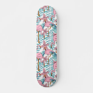 Boho Flamingo Mini Skateboard Bräda 18,5 Cm