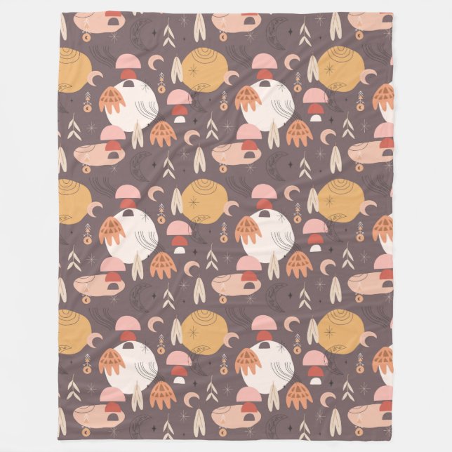 boho fleecefilt (Framsidan)