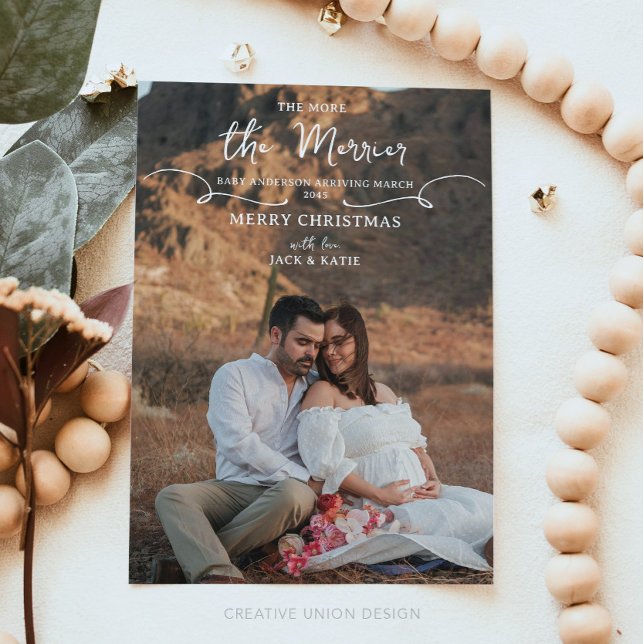 Boho Fler är Glädje Graviditet Meddelande (Skapare uppladdad)