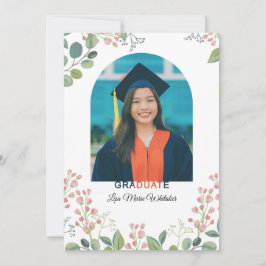 Boho Floral2 College Graduation Meddelande