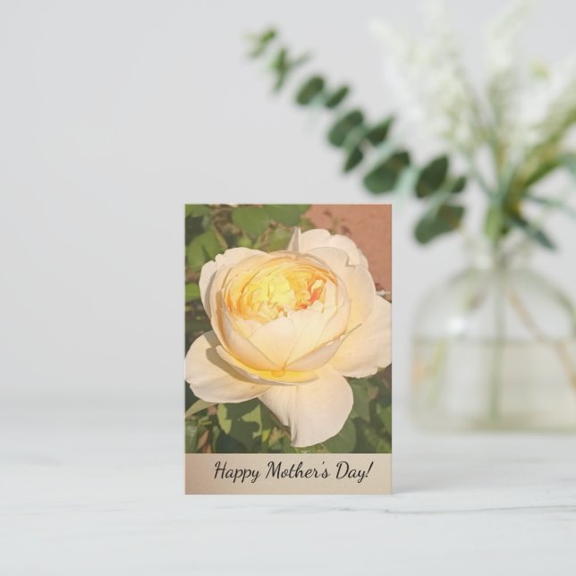 Boho Floral Ephemera photo Anteckningskort (Stående Fram)