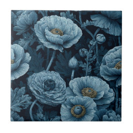 Boho Floral Ranunculus Tiles For Hallway Walls Kakelplatta