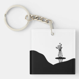 Boho Flower pot on table