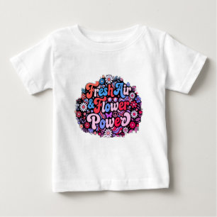 Boho Flower Power Grafik T Shirt