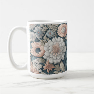 Boho Flowers Design 15 oz Classic Mugg