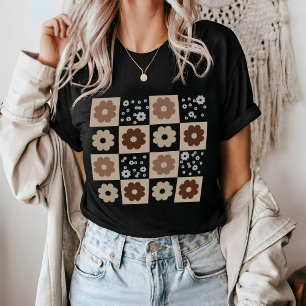 Boho Flowers Kontrollerad T Shirt