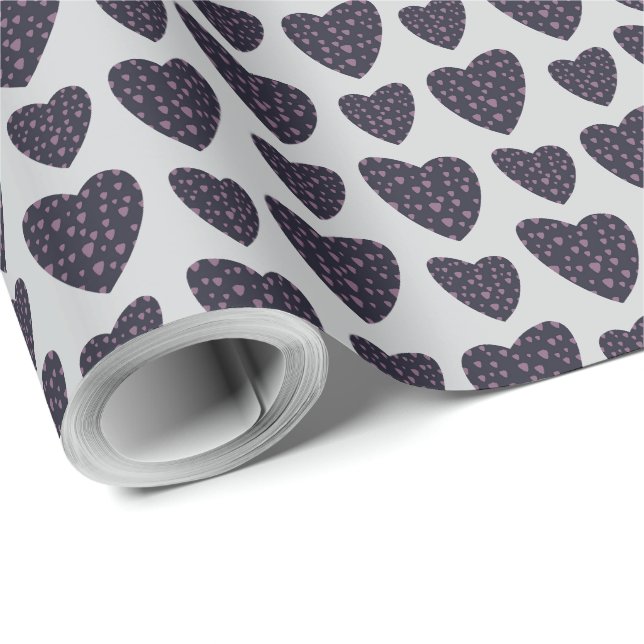 Boho Flowers Modern Blommönster Presentpapper (Rulle Hörn)