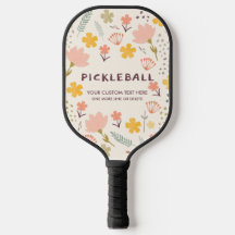 Boho Flowers Pickleball Paddle | Anpassa den!