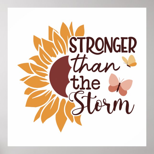 Boho Flowers WildblommBible Verse Poster (Framsidan)