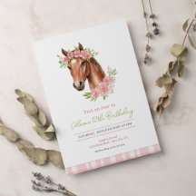 Boho Födelsedagsfest med Garland Horse